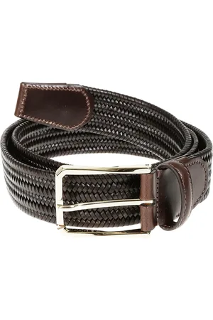 CANALI Tilbehør, Herre, Brun, 85 CM, Læder, Elegant Læderbælte