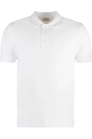 Woolrich Top, Herre, Hvid, XL, Bomuld, Cotton-piqué Polo Shirt