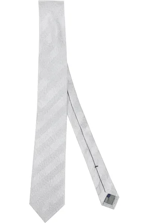 Errico Formicola Tilbehør, Herre, Hvid, ONE SIZE, Uld, Elegant Silkeslips