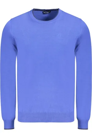 North Sails Strik, Herre, Blå, S, Bomuld, Blå Bomuld Crewneck Sweater