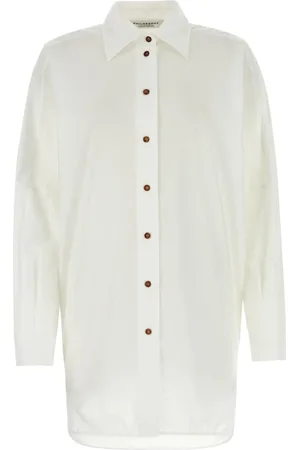 Serafini Bluser & Skjorter, Dame, Hvid, S, Bomuld, Camicia Skjorte