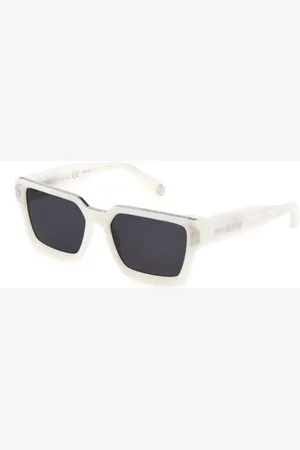 Philipp Plein Tilbehør, unisex, Hvid, 57 MM, Brave Shade Solbriller