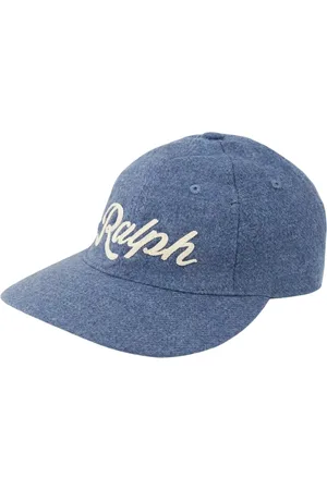 Ralph Lauren Tilbehør, Herre, Blå, ONE SIZE, Uld, Marineblå kasket med skygge