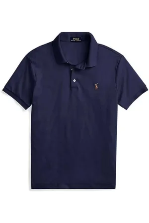 Ralph Lauren Top, Herre, Blå, M, Bomuld, Afslappet Bomuld T-shirt