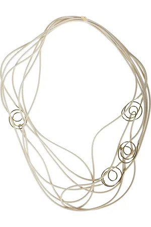 LIVIANA CONTI Tilbehør, Dame, Gul, ONE SIZE, Uld, Keramisk Guld Multistrand Halskæde