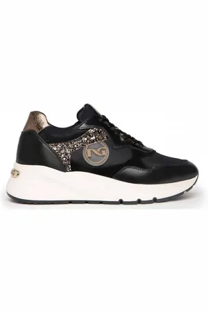 Nero Giardini Sko, Dame, Sort, 39 EU, Uld, Moderne Sneakers til Kvinder