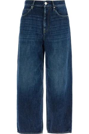 Pinko Jeans, Dame, Blå, W27, Uld, Estelle Egg Ocean Wash Jeans