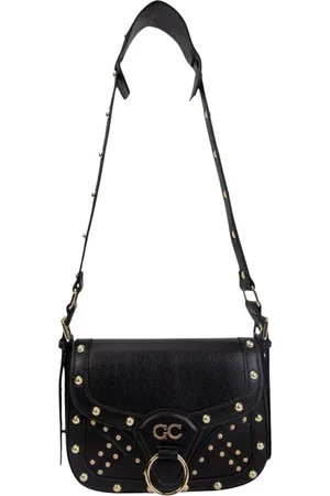 Gio Cellini Taske, Dame, Sort, ONE SIZE, Læder, Sort Eco-læder Crossbody Taske