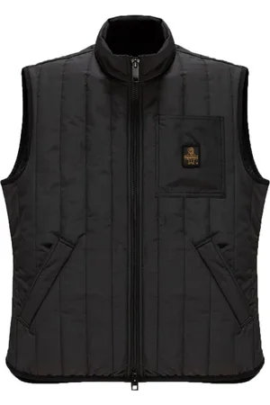 RefrigiWear Jakke, Herre, Sort, 2XL, Nylon, Quiltet Nylonvest med Lynlåslukning