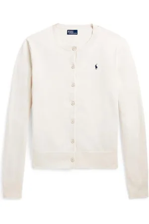 Ralph Lauren Strik, Dame, , S, Bomuld, Ribbet bomuld langærmet vest