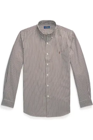 Ralph Lauren Skjorte, Herre, Brun, L, Afslappet Skjorte