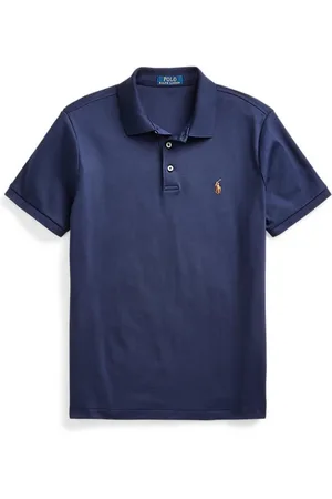 Ralph Lauren Top, Herre, Blå, M, Afslappet T-shirt til mænd