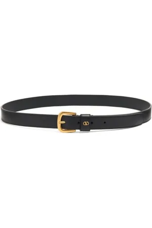 VALENTINO GARAVANI Tilbehør, Herre, Sort, 95 CM, Læder, Vlogo Signature Læderbælte