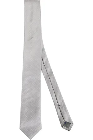 Errico Formicola Tilbehør, Herre, Grå, ONE SIZE, Uld, Elegant Silkeslips