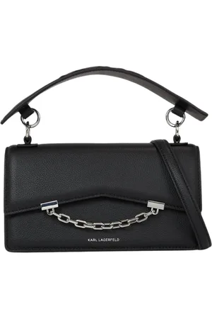 Karl Lagerfeld Taske, Dame, Sort, ONE SIZE, Læder, K/Seven Grainy CB Håndtaske