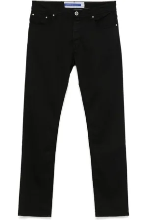 Jacob Cohen Bukser, Herre, Sort, W33, Bomuld, Slim Bard Bukser