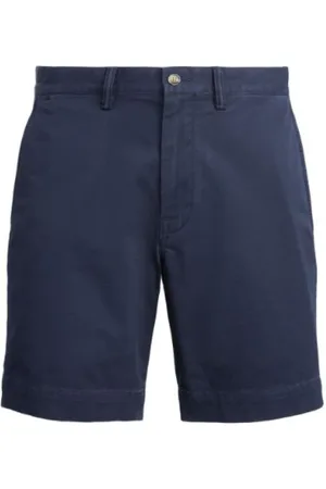 Ralph Lauren Shorts, Herre, Blå, W40, Bomuld, Flat-Short Marine Shorts