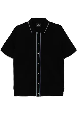 Paul Smith Skjorte, Herre, Sort, M, Sort Stribede T-shirts og Polos