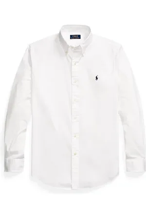 Ralph Lauren Skjorte, Herre, Hvid, 2XL, Afslappet Skjorte