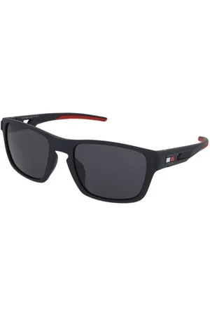 Tommy Hilfiger Tilbehør, Herre, Blå, ONE SIZE, Uld, Stilfulde UV3-beskyttelses solbriller