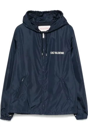 VALENTINO GARAVANI Jakke, Herre, Blå, M, Polyester, Blå Parka