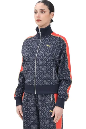 PUMA Sweathshirts & Hoodies, Dame, Blå, XS, Unity Road Zip Sweater