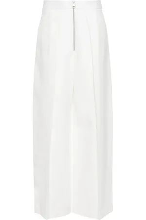Khaite Bukser, Dame, Hvid, XS, Bomuld, Chalk Marine Pant