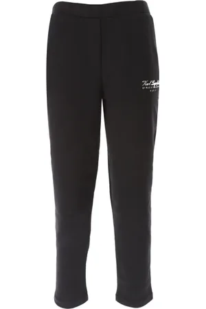 Karl Lagerfeld Bukser, Dame, Sort, M, Bomuld, Signatur sweatpants