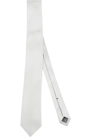 Errico Formicola Tilbehør, Herre, Hvid, ONE SIZE, Uld, Elegant Silkeslips