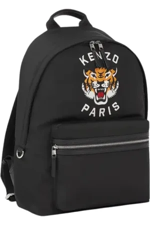 Kenzo Taske, unisex, Sort, ONE SIZE, Uld, Varsity Rygsæk