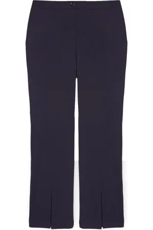 Fiorella rubino Bukser, Dame, Blå, XL, Polyester, Bukser med slidser i bunden