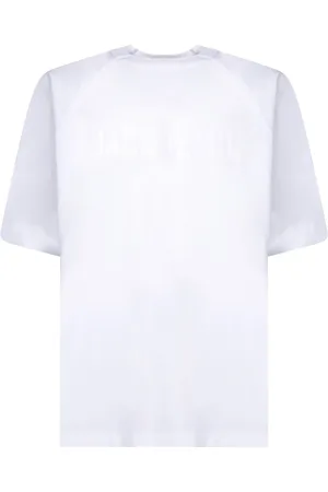 Jacquemus Top, Herre, Hvid, S, Bomuld, Hvid T-shirt Elegant Minimalistisk Stil