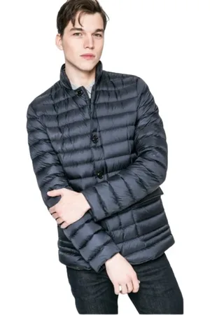 Tommy Hilfiger Jakke, Herre, Blå, M, Uld, Navy Down Blazer Jakke