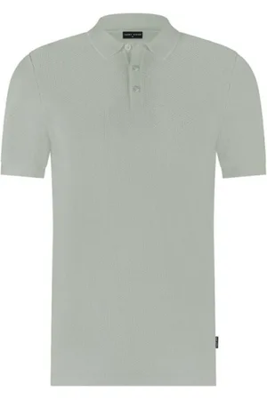 Saint Steve Top, Herre, Grøn, L, Uld, Elegant Polo til enhver lejlighed