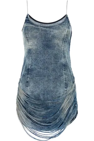 Diesel Kjole, Dame, Blå, S, Denim, Denim De-Dra Mini Kjole