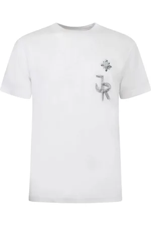 John Richmond Top, Herre, Hvid, S, Bomuld, Regular T-Shirt