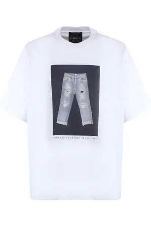 John Richmond Top, Herre, Hvid, S, Bomuld, T-Shirt