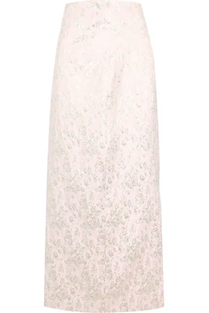 Serafini Nederdel, Dame, , M, Uld, Højtaljet Longuette Nederdel