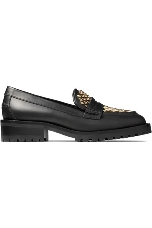 Jimmy Choo Sko, Dame, Sort, 36 EU, Uld, Deanna 30 Loafers