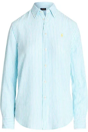 Ralph Lauren Bluser & Skjorter, Dame, Blå, S, Afslappet Skjorte