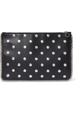 Stella McCartney Tilbehør, Dame, Sort, ONE SIZE, Uld, Borse 1000 Moderne Skuldertaske