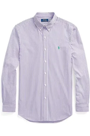 Ralph Lauren Skjorte, Herre, Lilla, L, Afslappet Skjorte