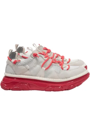 Panchic Sko, Dame, Flerfarvet, 36 EU, Læder, Hvide Fuchsia Sneakers