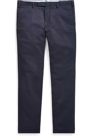 Ralph Lauren Bukser, Herre, Blå, W31 L34, Elegante Slim Fit Bukser til Formelle Anledninger