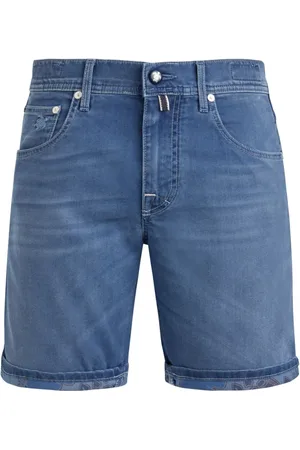 Vilebrequin Shorts, Herre, Blå, W36, Denim, Tropiske Skildpadder Denim Bermuda Shorts