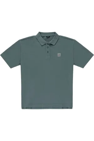 RefrigiWear Top, Herre, Grøn, M, Bomuld, Grøn Pique Polo Skjorte med Broderet Logo