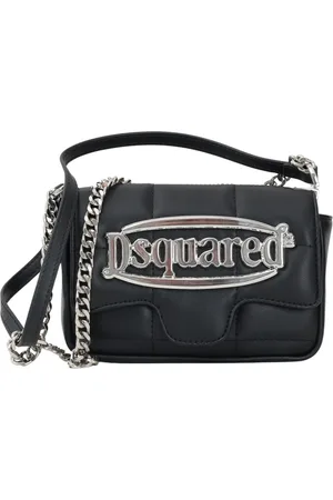 Dsquared2 Taske, Dame, Sort, ONE SIZE, Uld, Elegant Sort Skuldertaske
