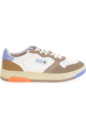 Karl Lagerfeld Sko, Herre, Flerfarvet, 41 EU, Læder, Krew Kounter KC Low Lace Sneakers