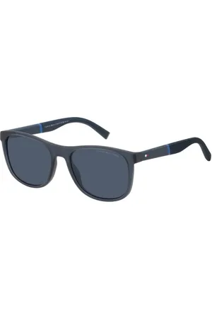 Tommy Hilfiger Tilbehør, Herre, Blå, 54 MM, Matte Blå Solbriller