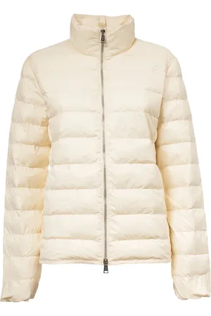 Ralph Lauren Jakke, Dame, Hvid, L, Uld, Quilted Bomber Jacket